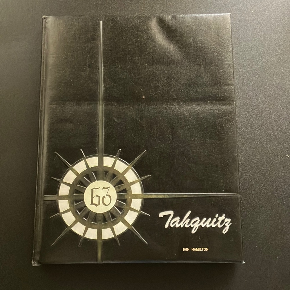 Hemet Union High School California Tahquitz 1963 Yearbook Vintage 60s Keepsake